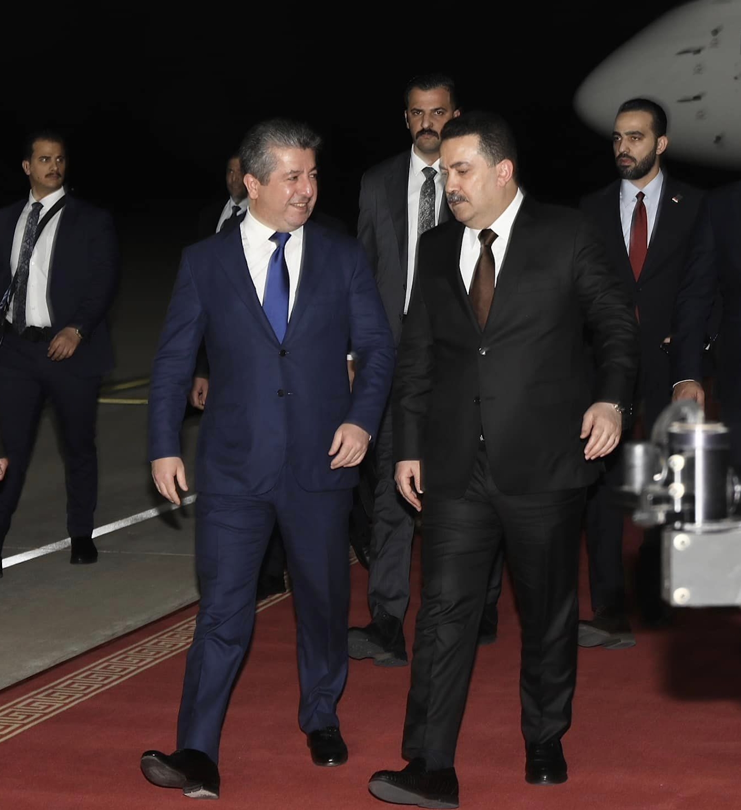 مەسرور بارزانی پێشوازیی لە محەمەد شیاع سوودانی کرد