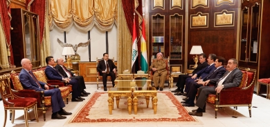 الرئيس بارزاني يستقبل السوداني ويبحثان الأوضاع السياسية في العراق