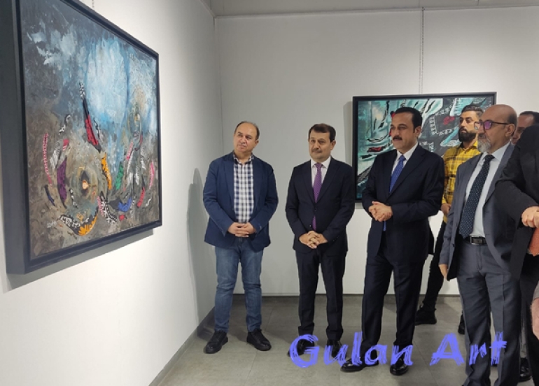 ئازا حەسیب قەرەداغی نۆیەمین پێشانگەی شێوەكاری خۆی دەكاتەوە