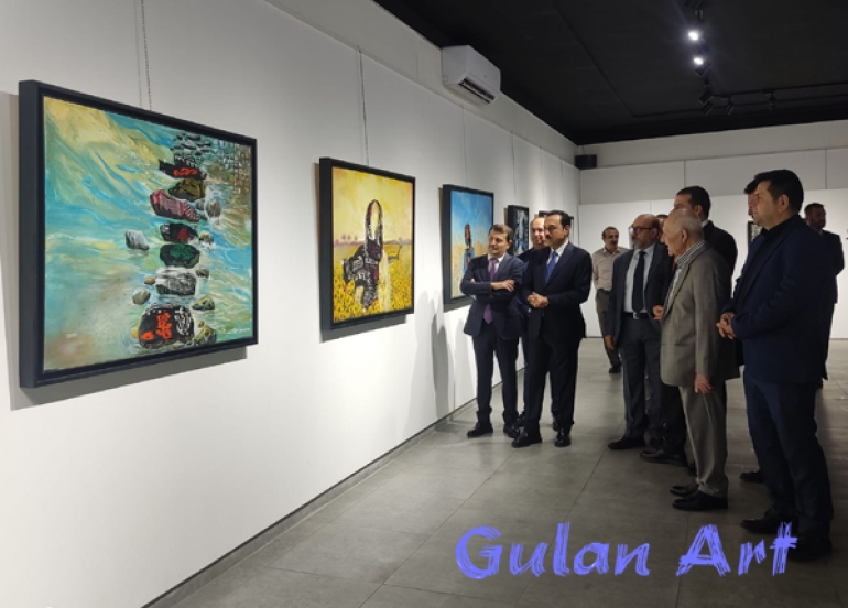 ئازا حەسیب قەرەداغی نۆیەمین پێشانگەی شێوەكاری خۆی دەكاتەوە