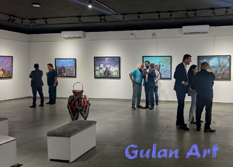 ئازا حەسیب قەرەداغی نۆیەمین پێشانگەی شێوەكاری خۆی دەكاتەوە