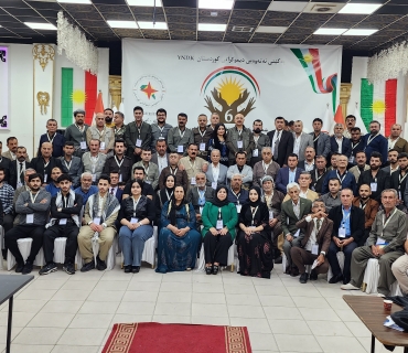 راگەیاندنی كۆتایی شەشەم كۆنگرەی   یەكێتی نەتەوەیی دیموكراتی كوردستان YNDK