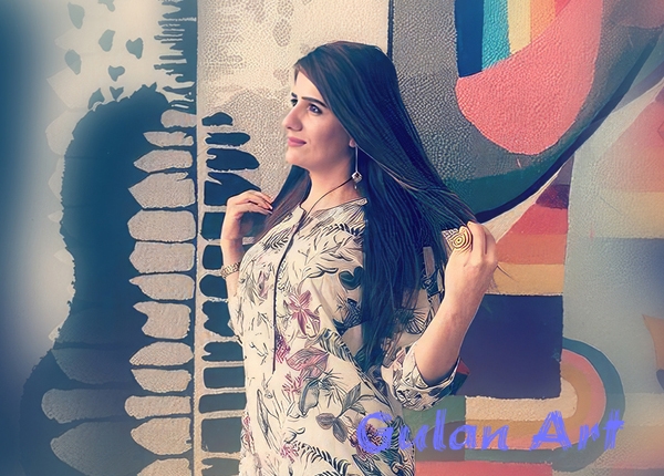 ئامینە عەبدوڵڵا:زۆر جار پارچە موزیكێك لەكاتی نیگاركێشاندا خەیاڵێكی ڕۆحی بە شێوەكار دەبەخشێت