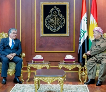 سەرۆک بارزانی پێشوازی لە شاندی پارتی وڵاتپارێزانی کوردستان دەکات