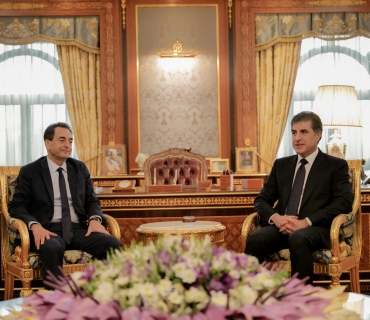 سه‌رۆكى هه‌رێمى كوردستان و باڵيۆزى فه‌ره‌نسا دۆخى عێراق و ناوچه‌كه‌ تاوتوێ ده‌كه‌ن