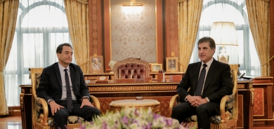 President Nechirvan Barzani and French Ambassador discuss the situation in Iraq and the region