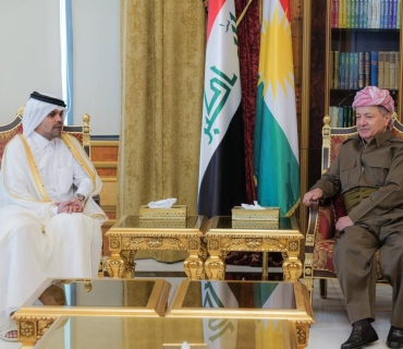 ســەرۆك بــــارزانی ـپـێـشــوازی لە كونسوڵی گشتیی قەتەر لە هەولێر دەكات