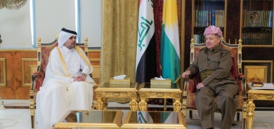 ســەرۆك بــــارزانی ـپـێـشــوازی لە كونسوڵی گشتیی قەتەر لە هەولێر دەكات