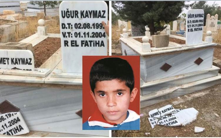 Gora Ugur Kaymaz û bavê wî hat têkdan: ‘Di goran de jî rehetiyê nadin Kurdan’