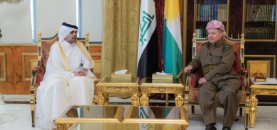 Serok Barzanî pêşwazî li Konsulê Giştî yê Qeterê li Hewlêrê kir