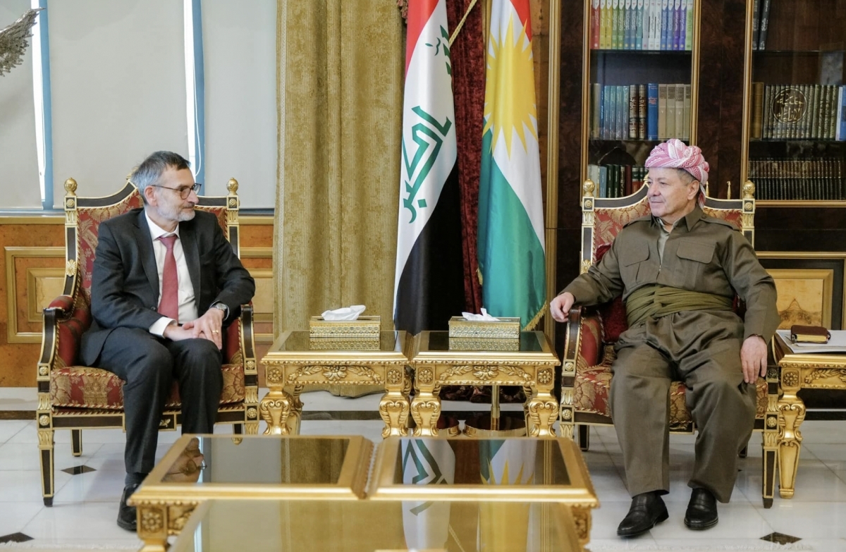 سەرۆك بارزانی پێشوازیی لە سەرۆكی تیمی پێداچوونەوە بە ئەركی یونامی لە عێراق کرد