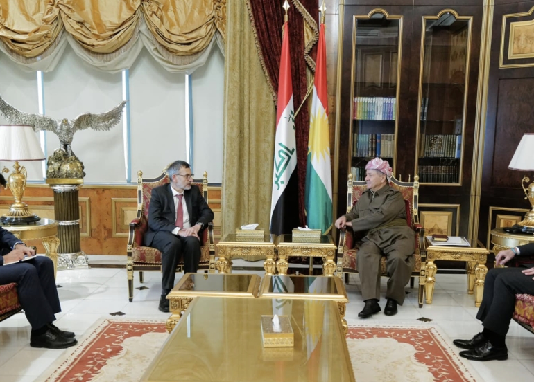 سەرۆك بارزانی پێشوازیی لە سەرۆكی تیمی پێداچوونەوە بە ئەركی یونامی لە عێراق کرد