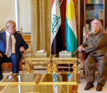 سەرۆک بارزانی پێشوازی لە وەزیری بەرگریی عێراق دەکات