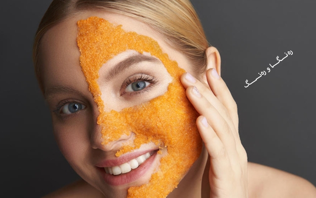 ماسکی دەموچاو لە زەیتی تۆوی گێزەر و زەیتی لاڤاندەر