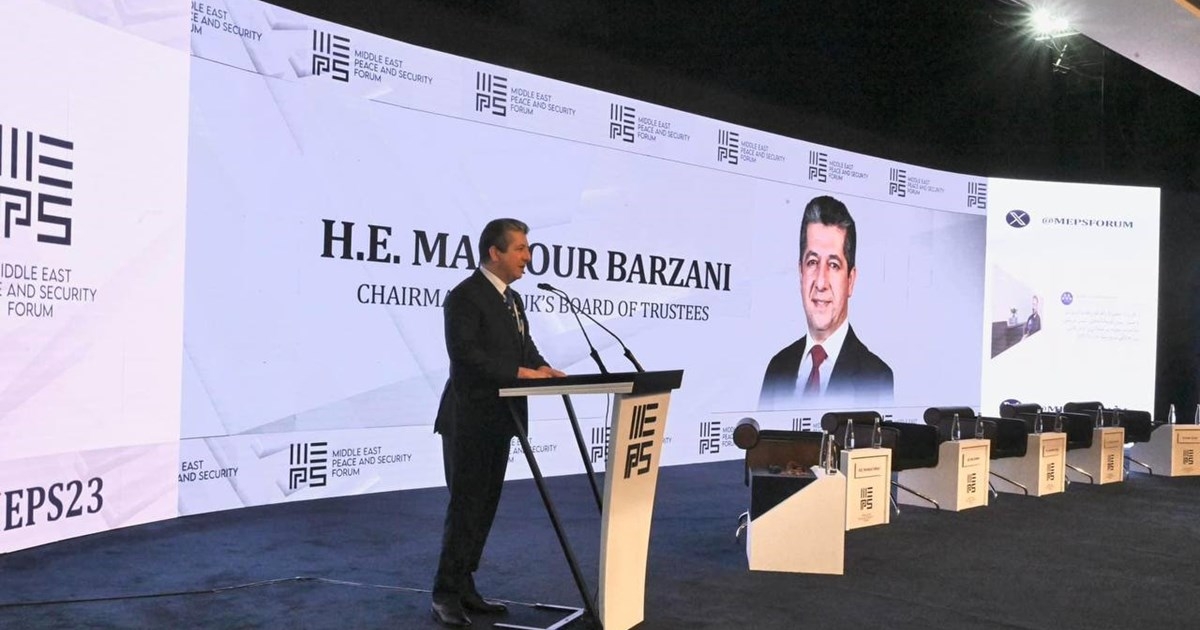 Kurdistan Regional Government Prime Minister Addresses Existential Challenges at Middle East Security Forum