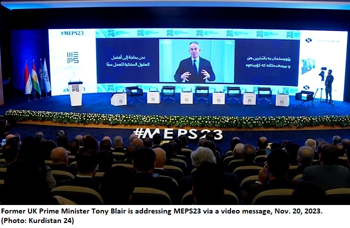 Former UK Prime Minister Tony Blair Applauds Middle East Peace and Security Forum's Global Impact