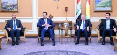 Wezîrê Derve û Cîgirên Serokê Perlemana Iraqê gehiştin Hewlêrê