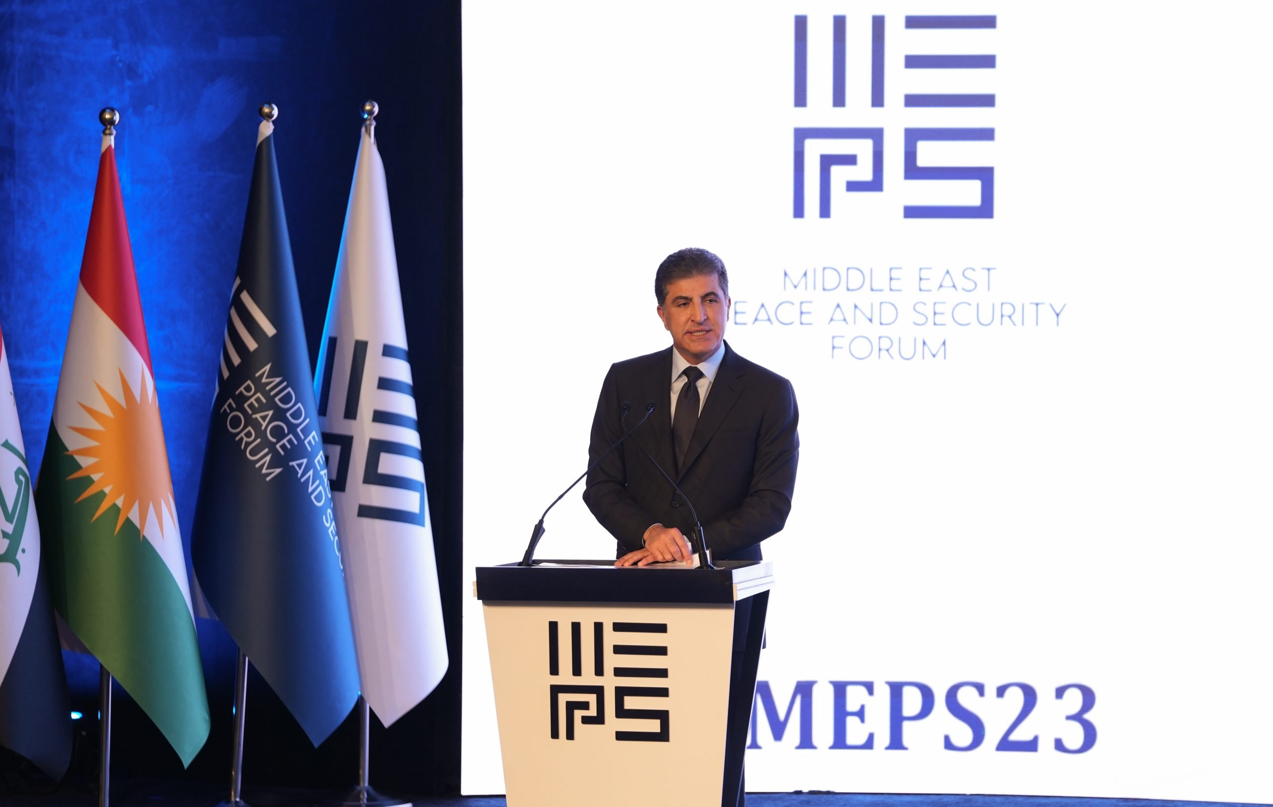 سەرۆک نێچیرڤان بارزانی: بە هیچ شێوەیەک نابێ عێراق بخزێتە ناو ئاڵۆزییەکانی ڕۆژهەڵاتی ناوەڕاستەوە