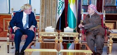 الرئيس بارزاني وجونسون يؤكدان على ضرورة حل كافة المشاكل بين أربيل وبغداد وفق الدستور