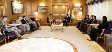 Serokê herêmê li gel Şêwirmendê Brîtanî yê li Rojhilata Navîn kir