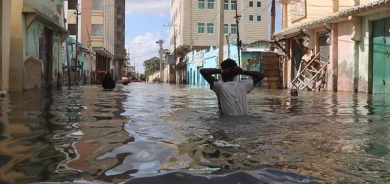 ژمارەی گیان لەدەستدانی لافاو لە سۆماڵ بۆ ٥٥ کەس بەرزبووەوە