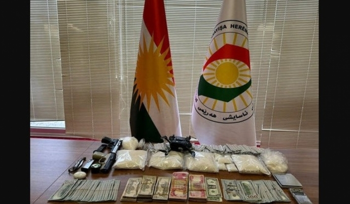 Kurdistan Region Intensifies Anti-Drug Operations, Arrests International Trafficker and Seizes Narcotics