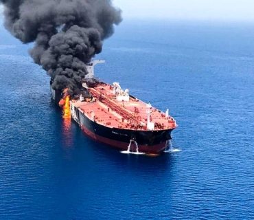 هێرشی فڕۆکەی بێفڕۆکەوان بۆ سەر کەشتییەکی ئیسرائیل لە دەریای عومان