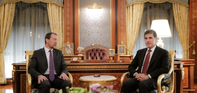 President Nechirvan Barzani Welcomes New French Consul General to Kurdistan Region