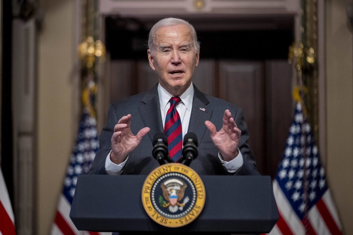 بايدن: حل الدولتين هو السبيل الوحيد لضمان أمن الفلسطينيين والإسرائيليين