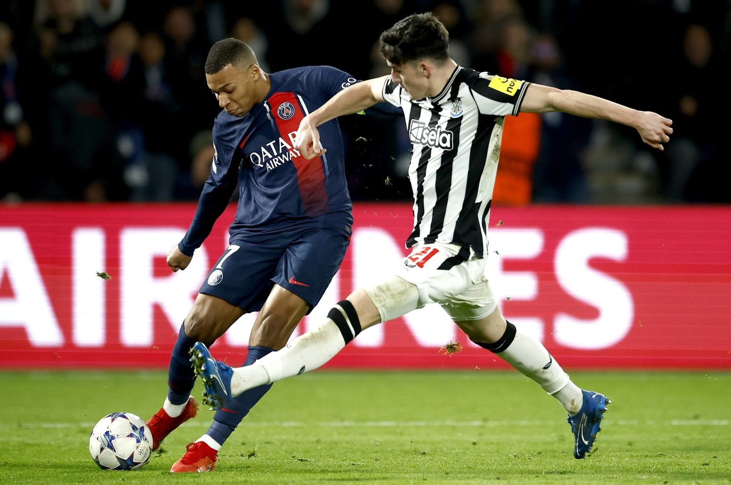 أبطال أوروبا: جزائية مبابي القاتلة تحرم نيوكاسل من تكرار تفوقه