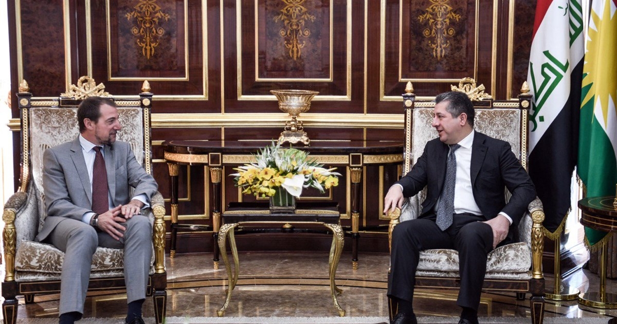 Prime Minister of Kurdistan Region Welcomes New French Consul General