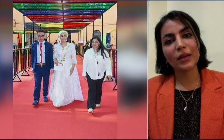 Lîstikvana Kurd bi cil û bergên Kurdî beşdarî festîvala fîlman a Hindistanê bû