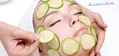 بە ماسکی خەیار، خانەکانی ڕووخسارت نوێ بکەرەوە