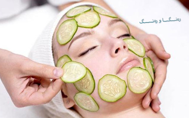 بە ماسکی خەیار، خانەکانی ڕووخسارت نوێ بکەرەوە