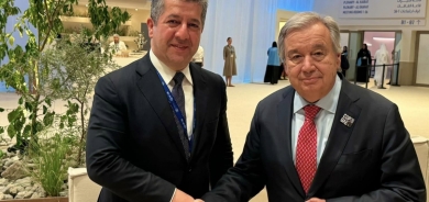 مەسرور بارزانی لەگەڵ سکرتێری گشتیی نەتەوە یەکگرتووەکان کۆ بووەوە