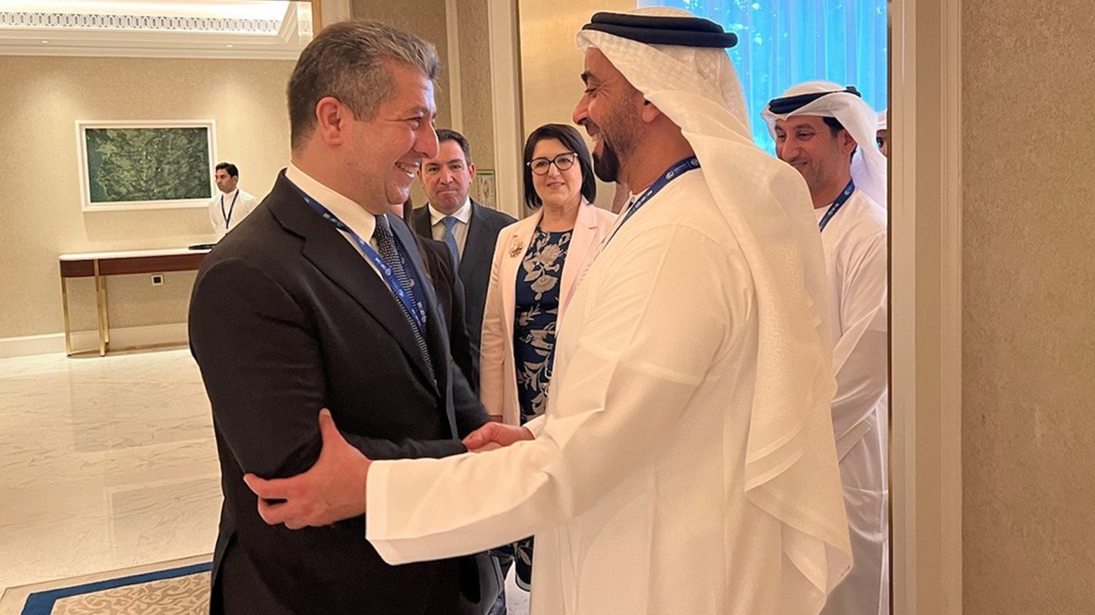 رئيس حكومة إقليم كوردستان يجتمع مع نائب رئيس مجلس الوزراء وزير الداخلية الإماراتي