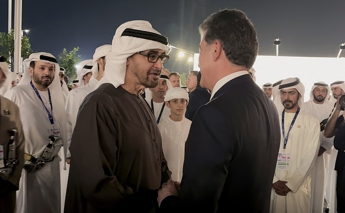 President Nechirvan Barzani attends the UAE National Day ceremony