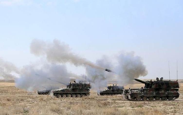 Tirkiye û çekdarên wê gelek deverên Rojavayê Kurdistanê topbaran kirin