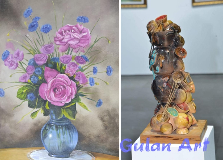 پێشانگەیەکی هاوبەش بۆ مامۆستایانی هونەر لە گەلەری میدیا کرایەوە