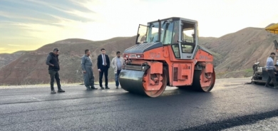 اصلاح وتبليط الطريق الرابط بين ناحيتي آشتي وطقطق ضمن حدود قضاء كويه