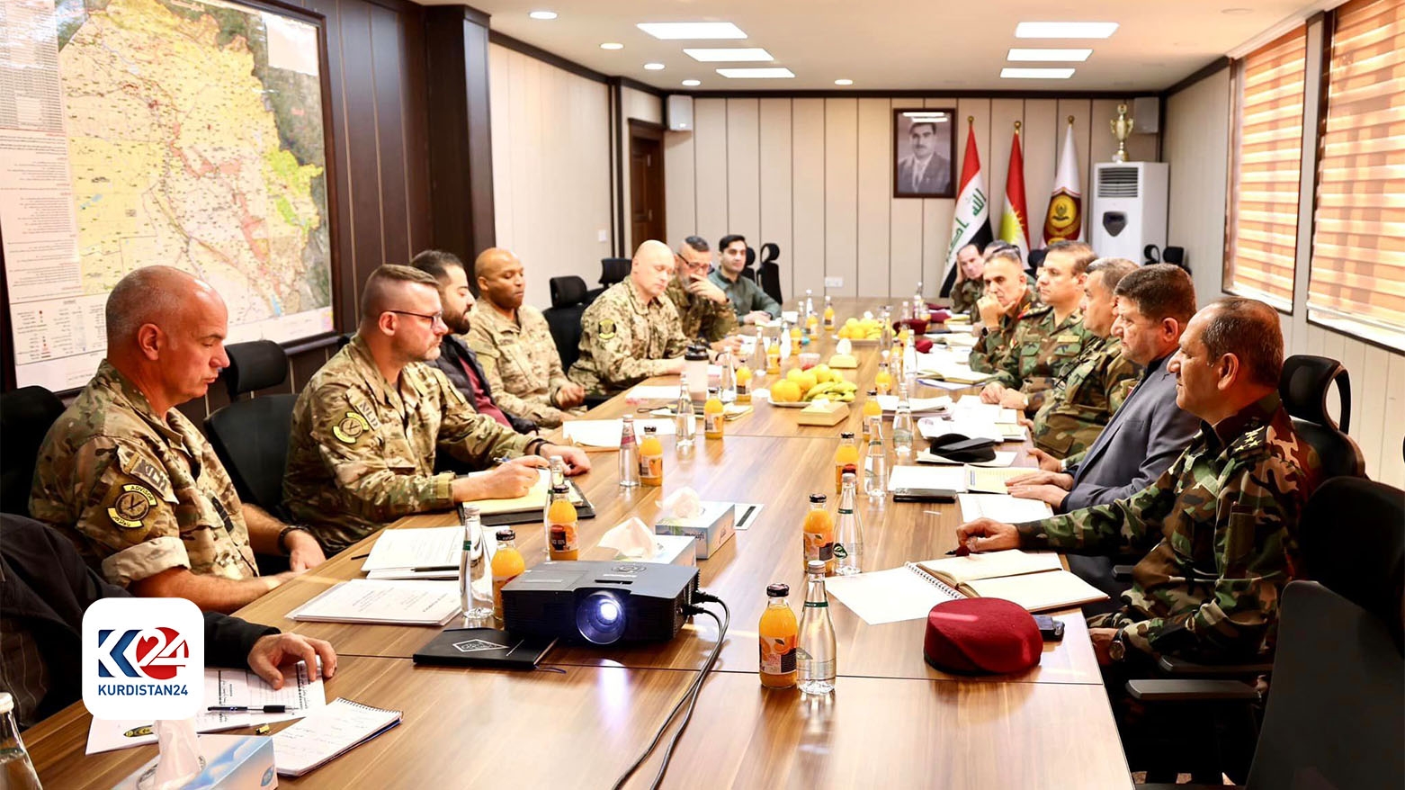 Fermandeya Hêzên Hevpeymanan li Herêma Kurdistanê: Em bi Wezareta Pêşmerge re piroseya rêkxistina hêzan bileztir dikin