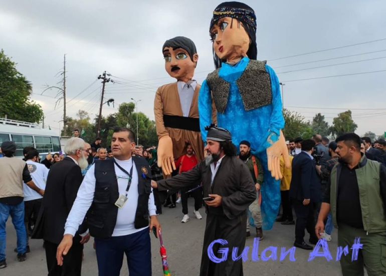 حەوتەمین فیستیڤاڵی نێودەوڵەتیی شانۆی شەقامی كەركووك..هونەر لە ئامێزی شاردا