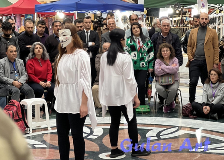 حەوتەمین فیستیڤاڵی نێودەوڵەتیی شانۆی شەقامی كەركووك..هونەر لە ئامێزی شاردا