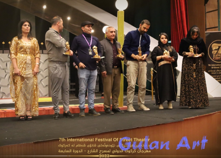 حەوتەمین فیستیڤاڵی نێودەوڵەتیی شانۆی شەقامی كەركووك..هونەر لە ئامێزی شاردا