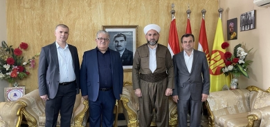 شاندێکی وەزارەتی ئەوقافی کوردستان سەردانی مەکتەبی پارتی دەکات لە قاهیرە