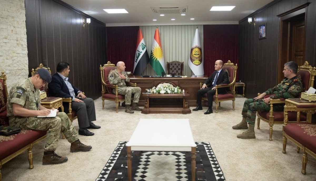UK Reaffirms Support for Peshmerga Reforms During High-Level Delegation Meeting
