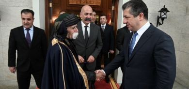 Serokwezîr Mesrûr Barzanî pêşwazî li şandeke Kakeyî kir