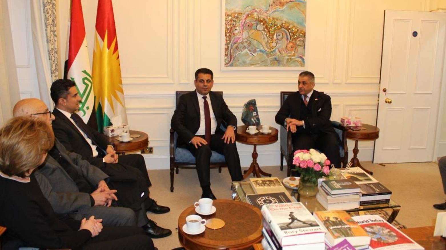 وزير صحة كوردستان يزور مكتب ممثلية الإقليم في بريطانيا