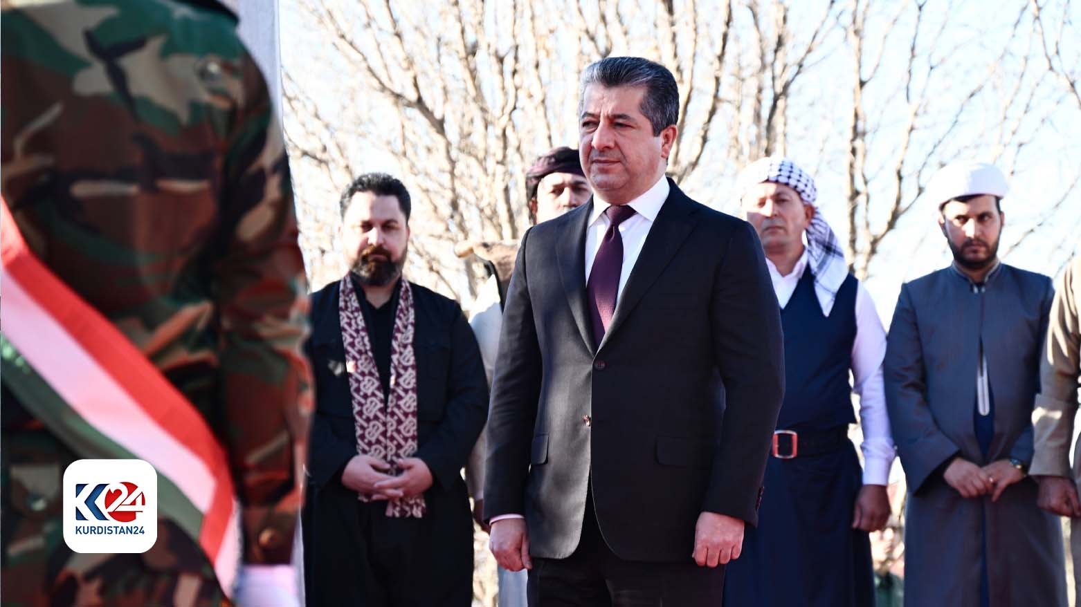 Mesrûr Barzanî: Di roja Ala Kurdistanê de, ala hemû pêkhateyên Kurdistanê, bilind û pîroz dikin