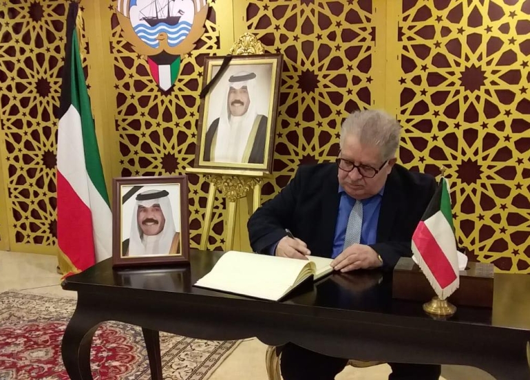 بەرپرسی مەکتەبی پارتی لە قاهیرە ئامادەی پرسەی ئەمیری کویت دەبێ